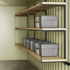 2 4 Pack Black Cargo Shipping Container Shelving Shelf Brackets Universal Shelf 