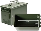 50cal Ammo Can With Pre-installed Locking Hardware And 1 Combination Padlock   