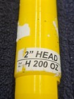 Oztec H200 Oz 2  Concrete Vibrating Head Steel Vibrator Head Yellow