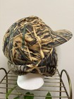 Vintage Columbia Shadow Grass Hunting Hat Ear Flaps Insulated Cap Made In Usa