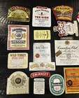 Lot Of 22 Vintage And  Modern Wine Liquor Beer Labels Original