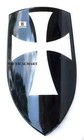 Medieval Hospitaller Armour Shield Battle Ready White Cross Warrior Armor Steel