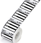 300pcs Oil Change Reminder Stickers 2x2 Vinyl Service Due Labels Easy Write
