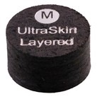 3-pack Ultraskin Black Ultra Skin Billiard Pool Cue Tips  medium  - 14mm
