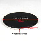 120mm Diameter Round Plate Working Stage White Black Board For Stereo Microscope