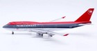 Inflight B-744-666 Northwest Airlines Boeing 747-400 N666us Diecast 1 200 Model