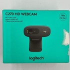 Logitech C270 Hd Webcam Unisex Os Black Brand New 720p Usb-a