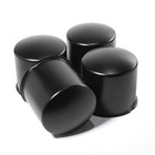 4pcs 5 15  Push Through Wheel Center Caps 5 15  Hub 4 89 h Matte Black