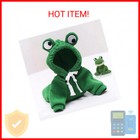 Chezabbey Dog Hoodies Pet Frog Clothes Outfit Cat Warm Winter Sweater Coat Pullo