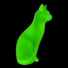 Art Deco Collectible Figurine   Cat   Green Uranium Glass 1930  H  Hoffmann
