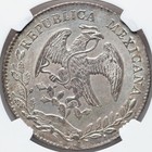 Mexico Silver 8 Reales 1882-ga Fs Guadalajara Mint Ngc Ms64  Rare Lustrous Piece