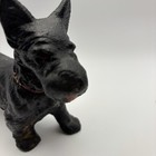 Antique Hubley Black Scottish Terrier Cast Iron Bookend 6   Tail-nose