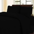Awesome Bedding Collection 1000tc Egyptian Cotton Select Size Black Solid