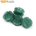 Jewelry Making Beads Natural Gemstones Rose Flower Plant Hand Carved 14mm 12pcs