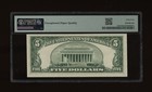 Dbr 1953-a  5 Legal Star Fr  1533  Pmg 64 Epq Serial  10946961a