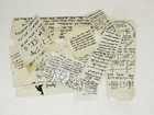 10 Jewish Kabbalah Amulets Parchment Jerusalem Handwritten Protection   Success