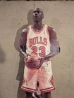 1996 Michael Jordan Life-sized Cardboard Standee Cutout Stand-up Upper Deck Nib 