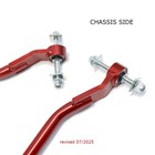 For Dodge Charger 06-23 Godspeed Adjustable Rear Toe Arms W  Spherical Bearings