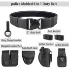 Duty Belt Rig Police Tactical Utility Guard Modular Law Enforcement Cinturon    