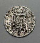 Coin 8 Real 1762 Spain Carolus Iii