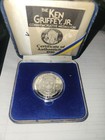 1990 Ken Griffey Jr   the Kid  1 Oz Silver Coin W box Seattle Mariners Hof