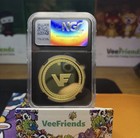 Veefriends 2025 Gratitude Gorilla Rc Rookie Coin Gilt Gold Gem Proof Ngc