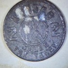 Kansas State Sales Tax Token 2 Mills Old Zinc Depression Era Exonumia Coin