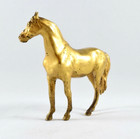 Vintage Rare Gold Tone Metal Austria Horse Figurine
