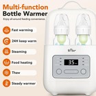 Bottle Warmer  Baby Double Bottles Heater Breastmilk Food Warmer For New Born   
