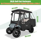 Golf Cart Enclosure Cover For 4 Passenger Yamaha G14 G16 G22 G29 Drive 2  600d