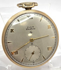 1946 Elgin Deluxe 17 Jewels Pocket Watch Grade 542 Gold Filled 10k Case Works