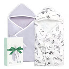 28 In  L X 28 In  W Cotton Baby Towel With Hooded  Absorbent Large Bath Towel Se