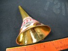 Vintage Litho Advertising Lithograph Tin Falstaff Beer Branded Funnel Metal Vg