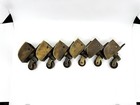 Vintage Antique Duncan Phyfe Solid Brass Clawfoot Toe Covers - 6 Available