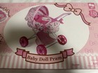 Hello Kittt Baby Doll Pram  Diana  Mini Color Pink And White New In Box
