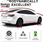 Spoiler Fit For Tesla Model 3 2017-2023  Abs Material Oem Original Rear Spoiler