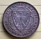 Germany Weimar Republic 1927 A Silver 3 Mark Bremerhaven