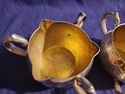 Vintage Oneida Ltd Silvered Plate Rare 3 Spout 3 Handle Sugar   Creamer 