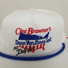 Clint Brawner Dean Van Lines Hat Cap Indycar Racing Indy 500 Vintage Made In Usa