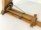 Vintage Wooden Star Clothes Rack Wall Mount L  Hopkins Mfg  Primitive Farmhouse