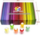 Polyester Embroidery Threads 63 Colors Machine Threads 40-weight  550-yards Each