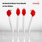 Cleaings Mini Disposable Toothbrush Set With 20 Count  pack Of 1   Red
