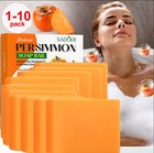 10x Persimmon Soap Bar For Old People Smell  Natural Body Odor Control Bar Soap