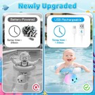 Baby Bath Toys For Kids Ages 1-3   Babies 6-12 Months  Light Up Whale Sprinkl   