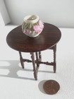 Vintage Dollhouse Miniature Gateleg Tea Table  Igma Fellow Gerald Crawford 1980s