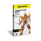 Piececool 3d Puzzles For Adult Crescent Blade Armor Metal Model Kits Halloween 