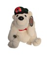 2 Vintage 1997 Coca Cola Bean Bag Plush Walrus And Polar Bear With Driver s Cap 