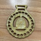 Vintage Brass Horse Medallion