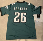 Saquon Barkley  26 Eagles Midnight Green Stitched Men s Jersey