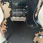 Custom Vintage Ruins Sg Black Electric Guitar Chrome Parts P90 Pickup